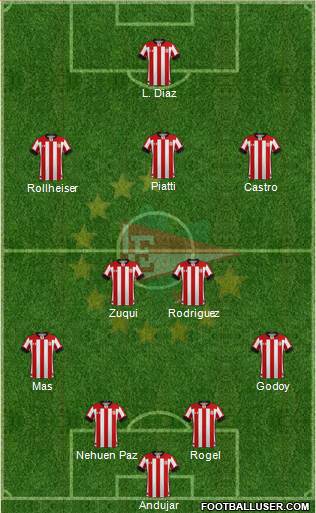 Estudiantes de La Plata football formation