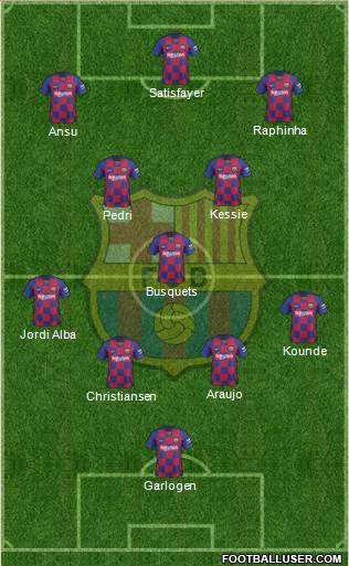 F.C. Barcelona Formation 2022