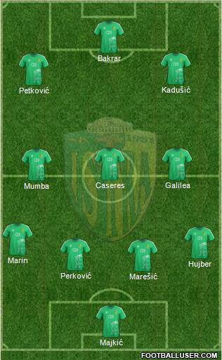 NK Istra 1961 Formation 2022