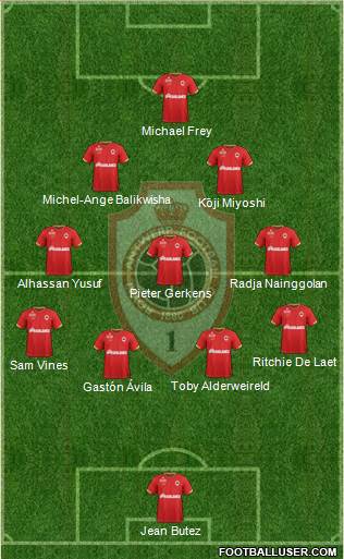 R Antwerp FC Formation 2022