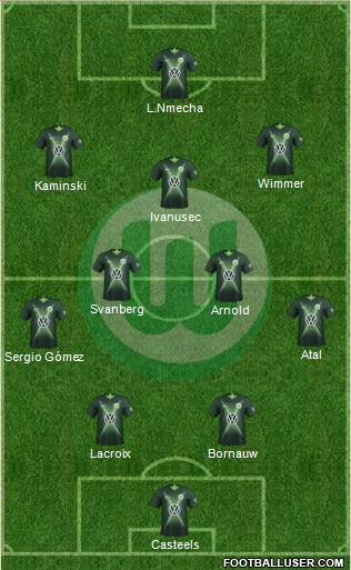 VfL Wolfsburg football formation