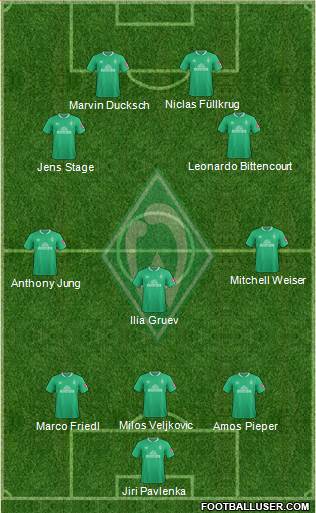 Werder Bremen football formation