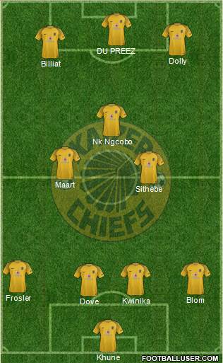 Kaizer Chiefs Formation 2022