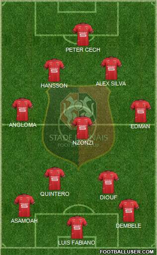 Stade Rennais Football Club football formation