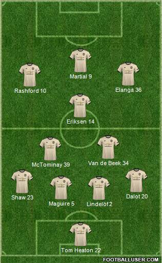 Manchester United Formation 2022