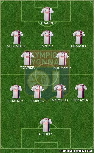 Olympique Lyonnais football formation