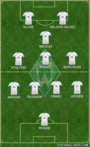 Werder Bremen football formation