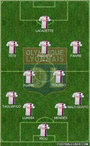 Olympique Lyonnais Formation 2022