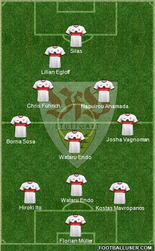 VfB Stuttgart football formation