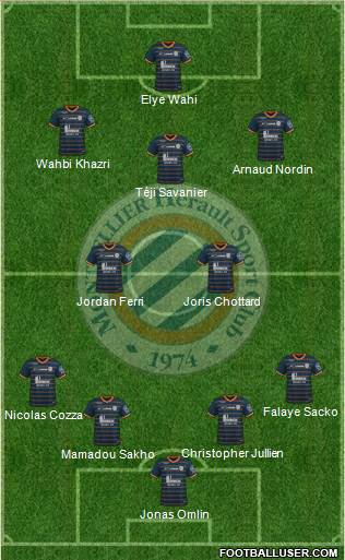 Montpellier Hérault Sport Club football formation