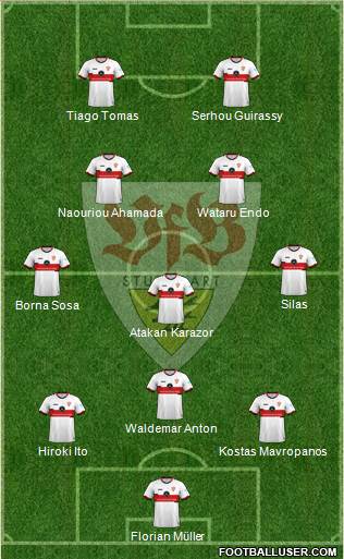 VfB Stuttgart football formation