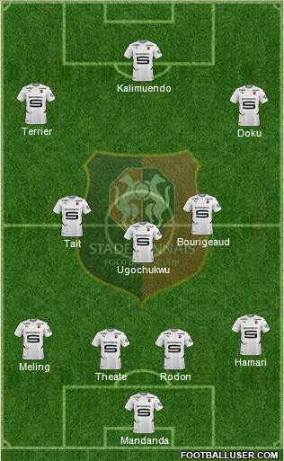 Stade Rennais Football Club football formation