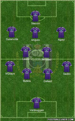 RSC Anderlecht Formation 2022