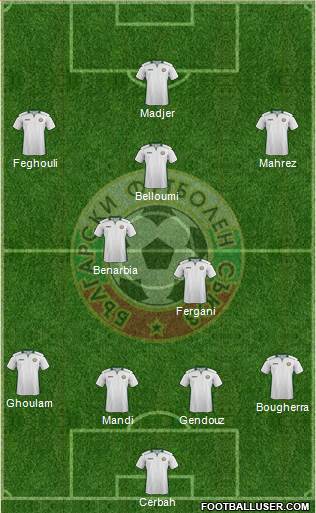 Bulgaria football formation