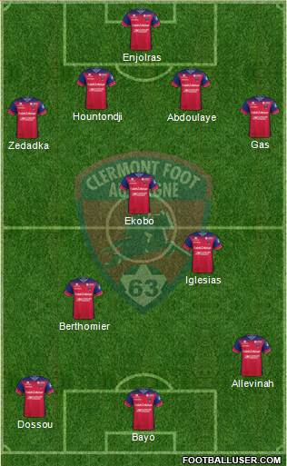 Clermont Foot Auvergne 63 Formation 2022