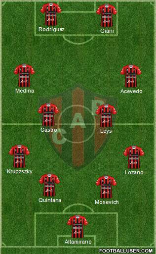 Patronato de Paraná football formation