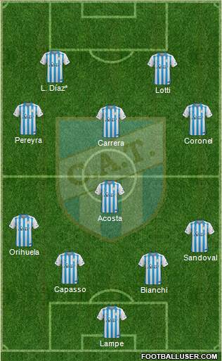 Atlético Tucumán football formation