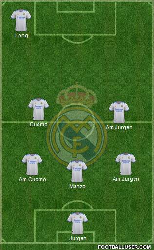 R. Madrid Castilla football formation