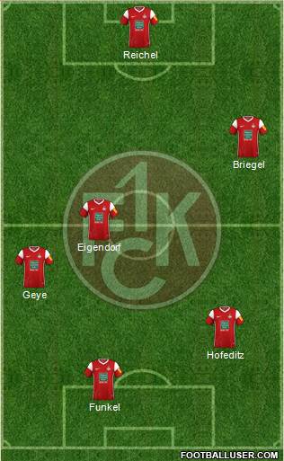 1.FC Kaiserslautern football formation