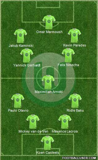 VfL Wolfsburg football formation