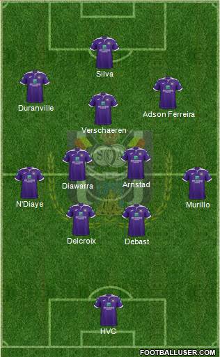 RSC Anderlecht Formation 2022