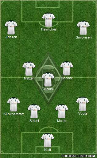 Borussia Mönchengladbach football formation