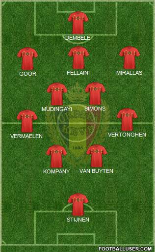 Belgium Formation 2022