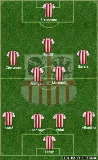 Athletic Club Ajaccien Football Formation 2022