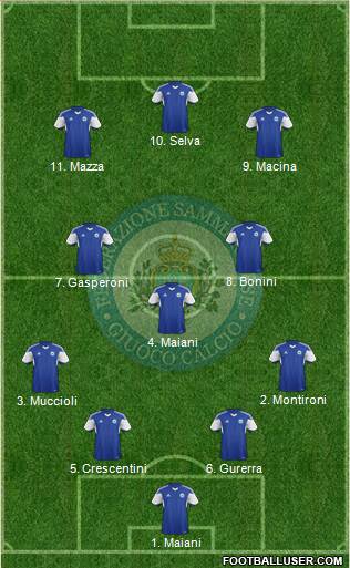 San Marino football formation