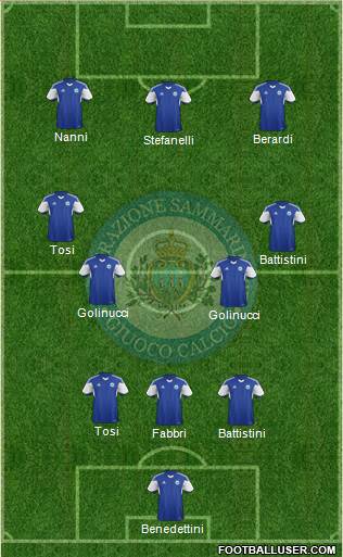 San Marino football formation