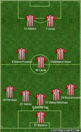 Southampton football formation