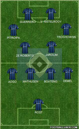 Hamburger SV football formation