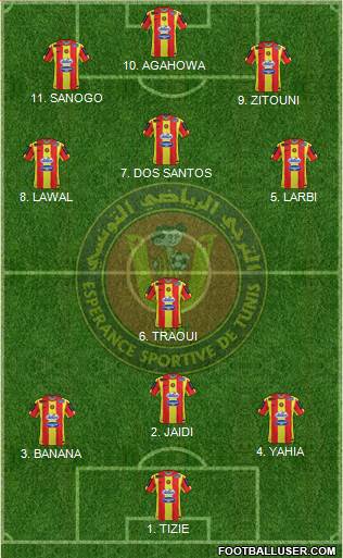 Espérance Sportive de Tunis football formation