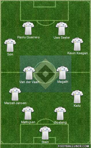 Hamburger SV football formation