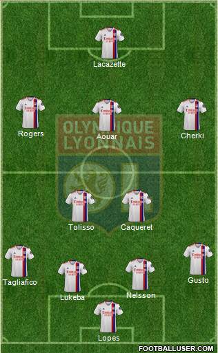 Olympique Lyonnais football formation