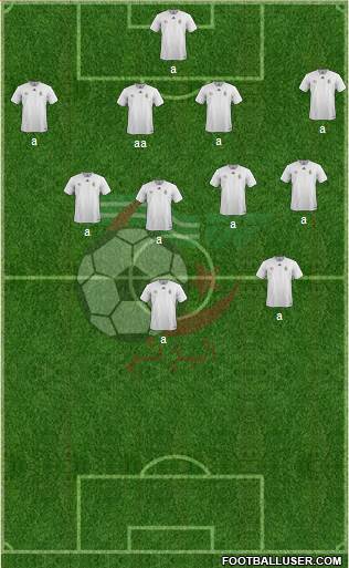 Algeria football formation