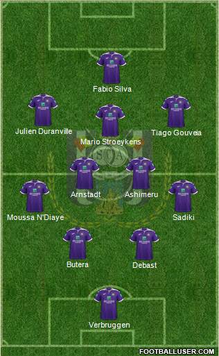 RSC Anderlecht Formation 2022