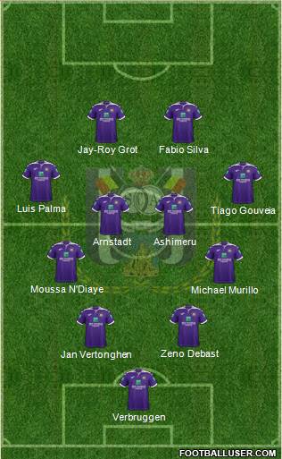 RSC Anderlecht Formation 2022
