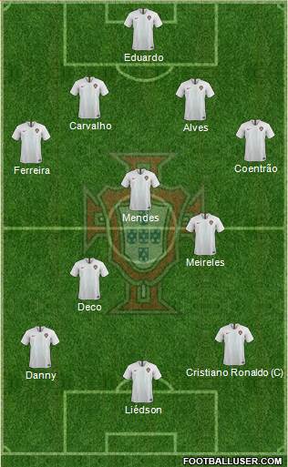 Portugal football formation