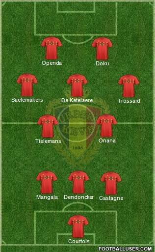Belgium Formation 2022