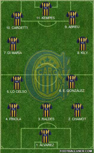 Rosario Central football formation