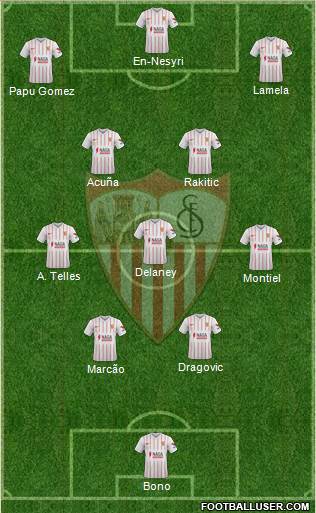 Sevilla F.C., S.A.D. football formation