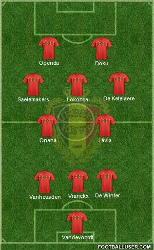 Belgium Formation 2023