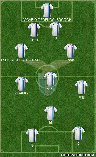 S.S. Lazio football formation