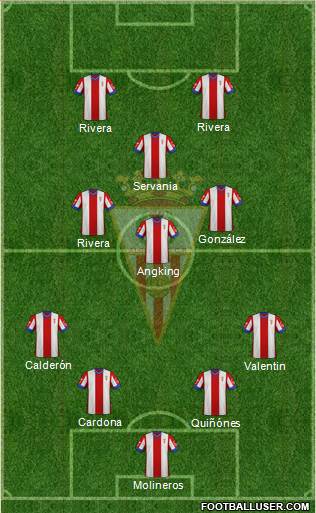 Algeciras C.F. football formation