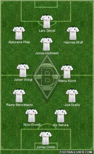 Borussia Mönchengladbach football formation