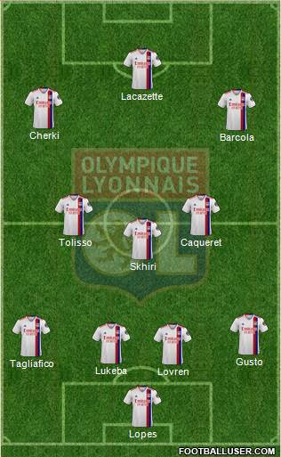 Olympique Lyonnais football formation