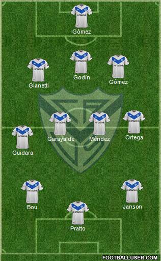 Vélez Sarsfield football formation