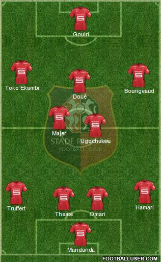 Stade Rennais Football Club football formation