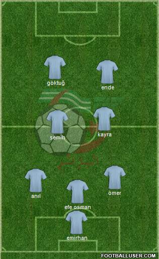 Algeria football formation